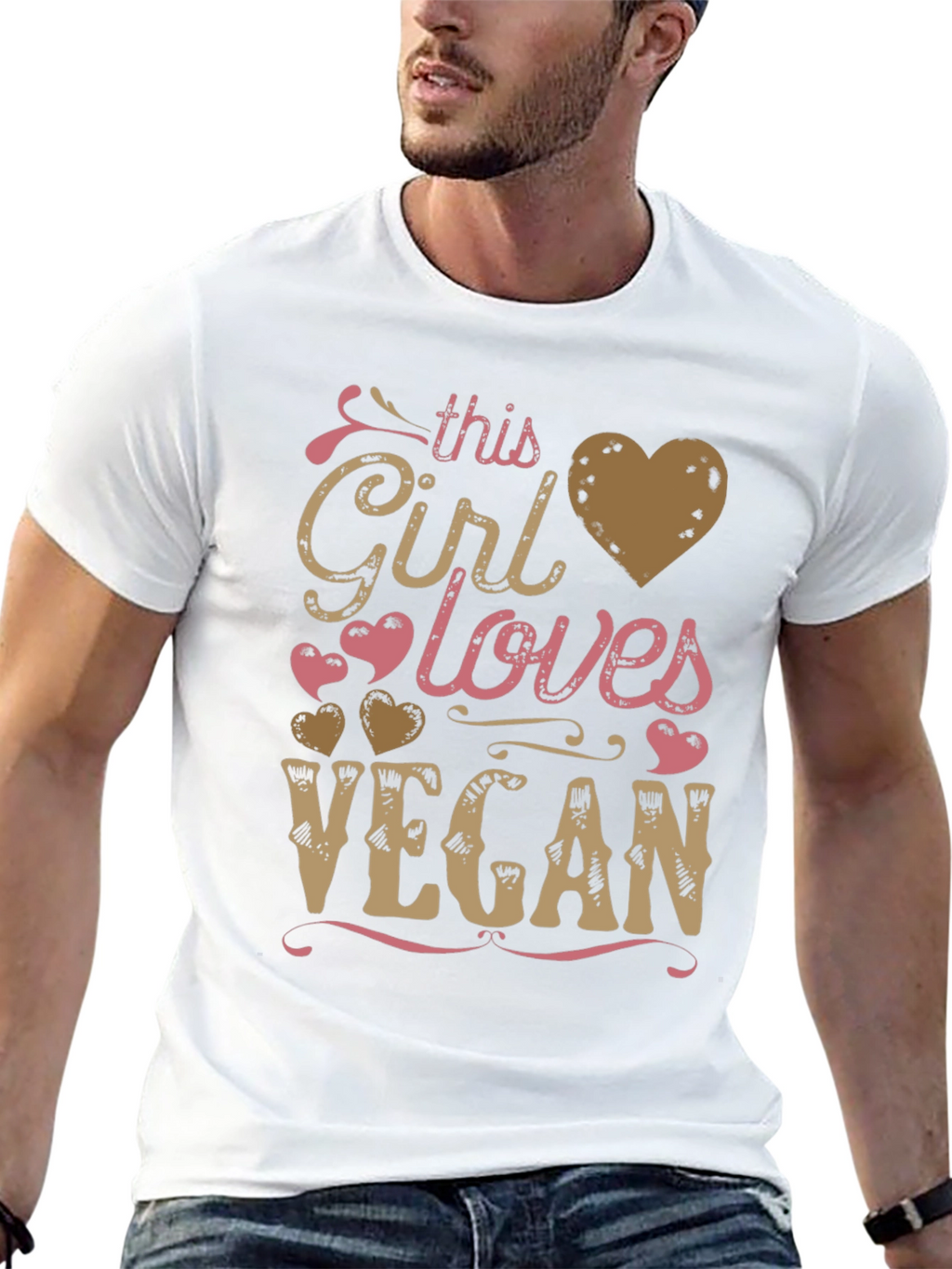 Vegan T-Shirt - This Girl Loves Vegan