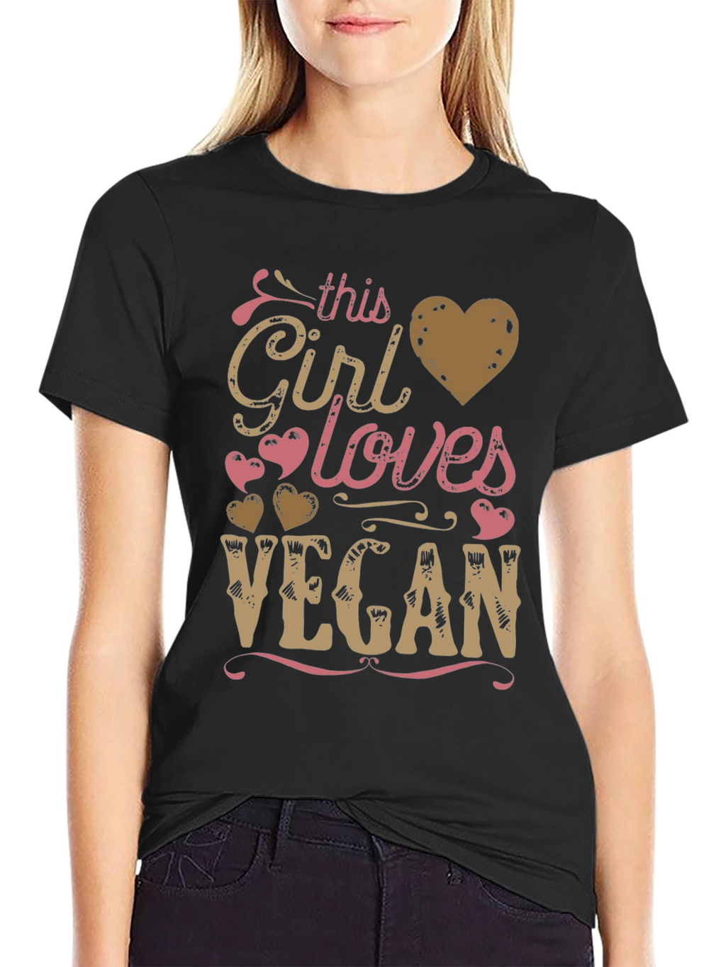 Vegan T-Shirt - This Girl Loves Vegan