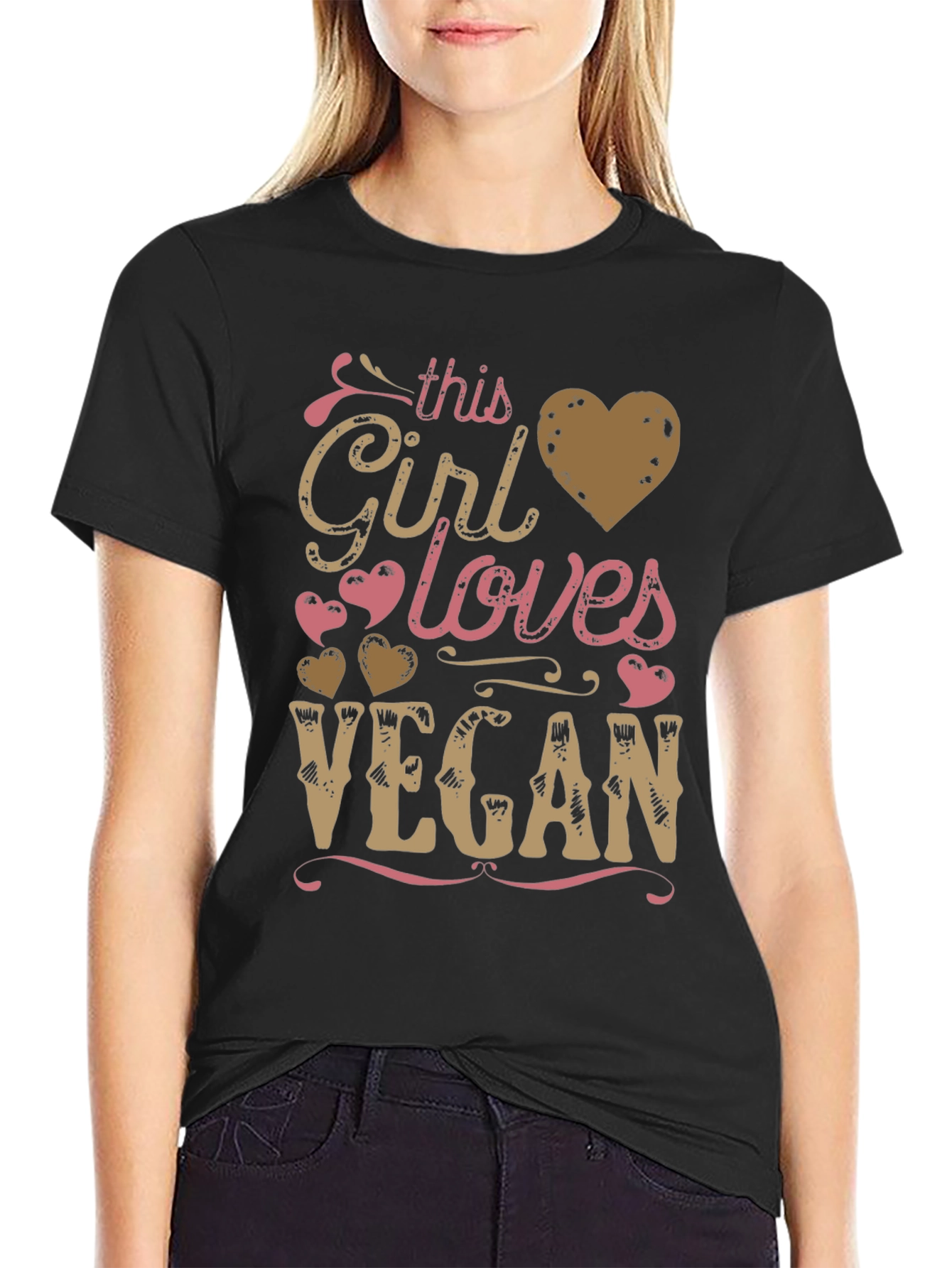 Vegan T-Shirt - This Girl Loves Vegan