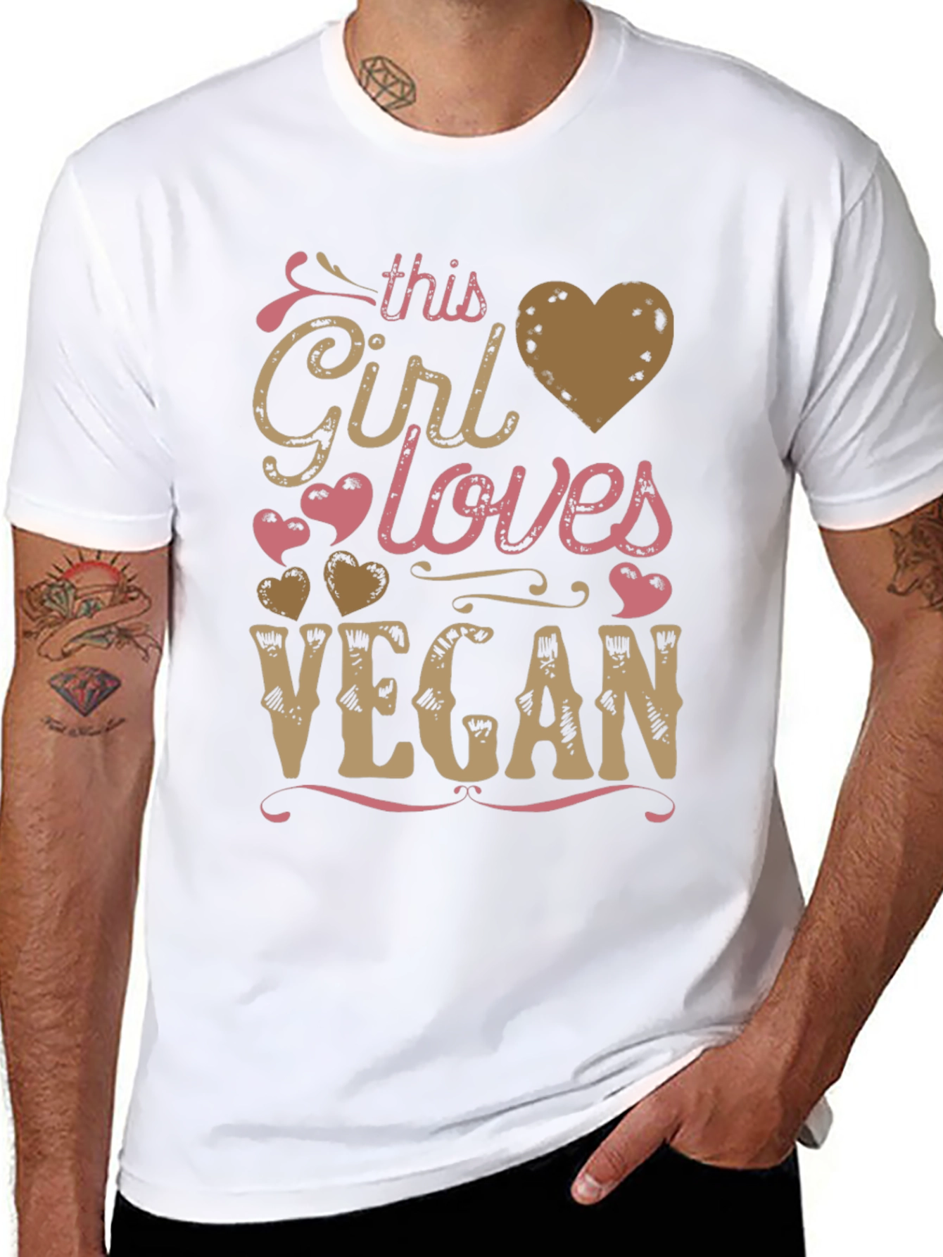 Vegan T-Shirt - This Girl Loves Vegan