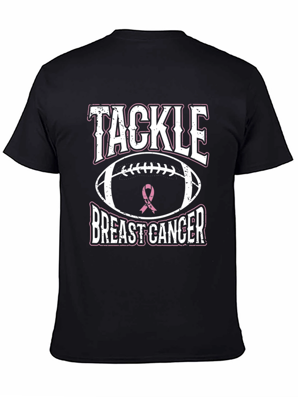 Tackle Breast Cancer Awareness Graphic T-Shirt
