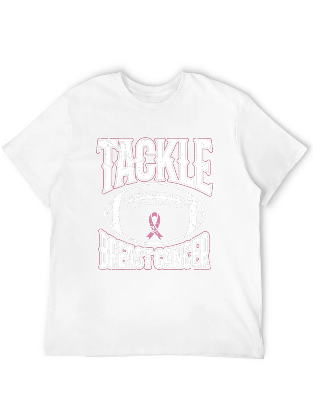 Tackle Breast Cancer Awareness Graphic T-Shirt