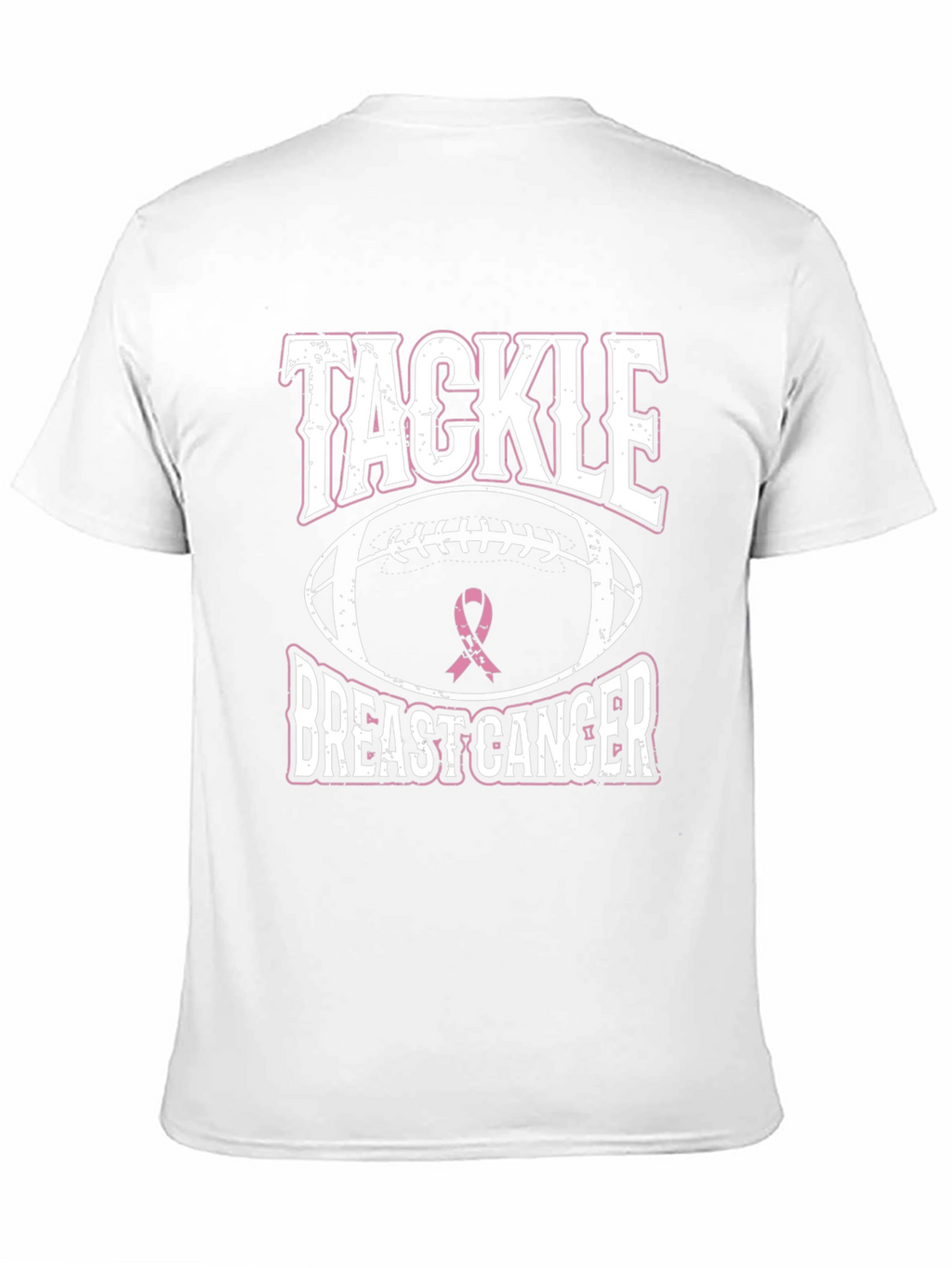 Tackle Breast Cancer Awareness Graphic T-Shirt