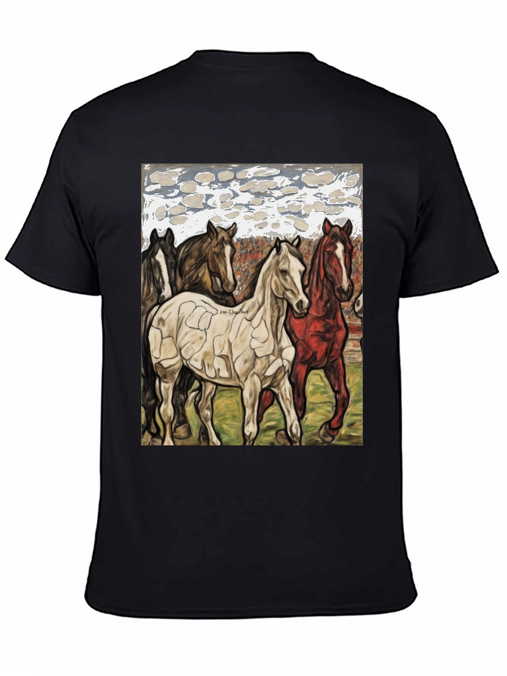 Horse Art Tee - Unique Graphic Print T-Shirt