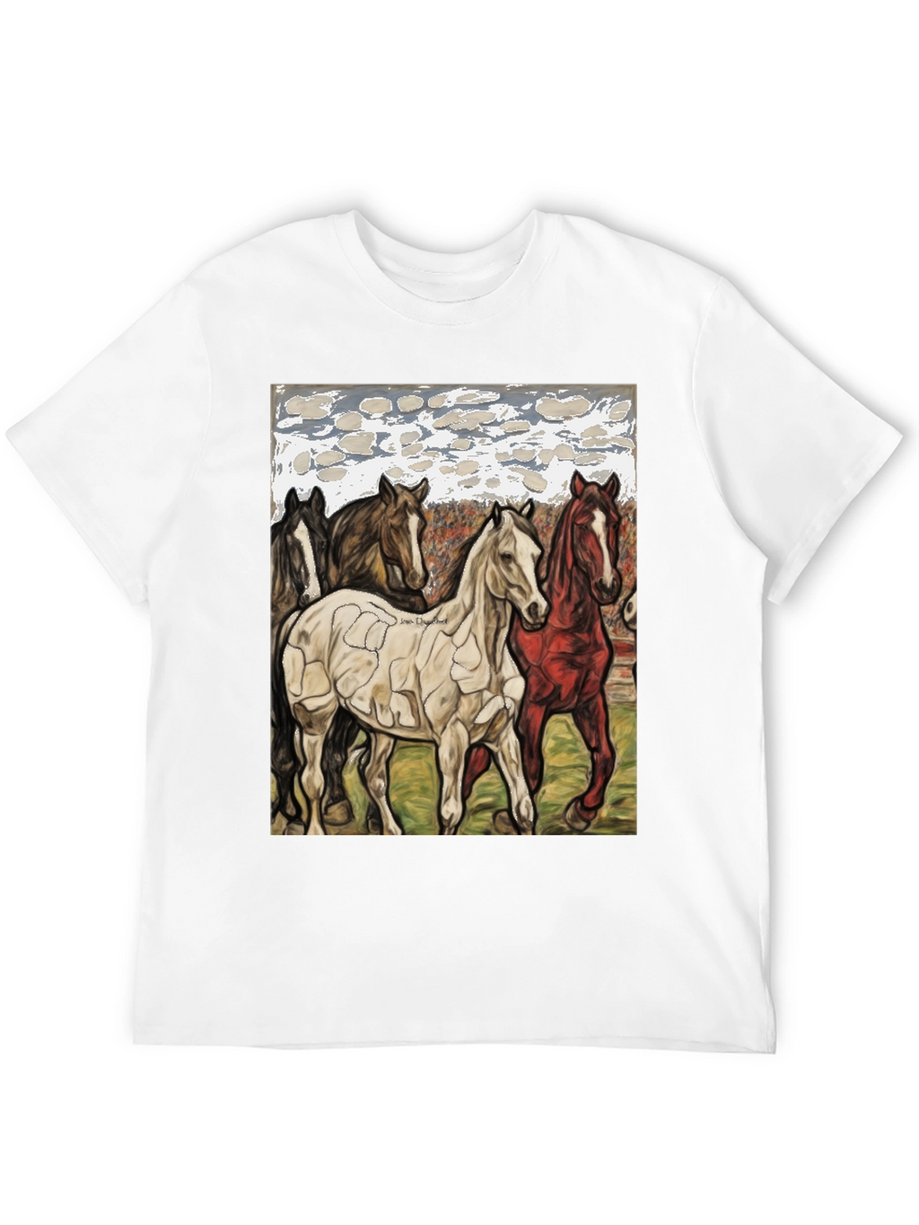Horse Art Tee - Unique Graphic Print T-Shirt