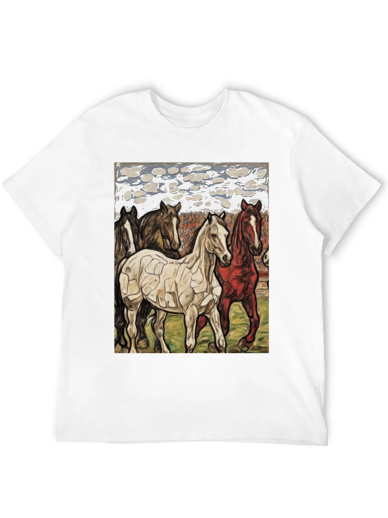 Horse Art Tee - Unique Graphic Print T-Shirt