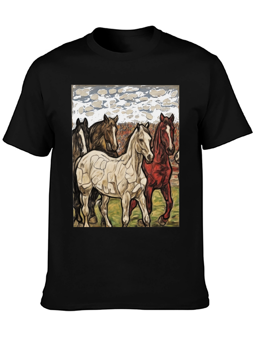 Horse Art Tee - Unique Graphic Print T-Shirt