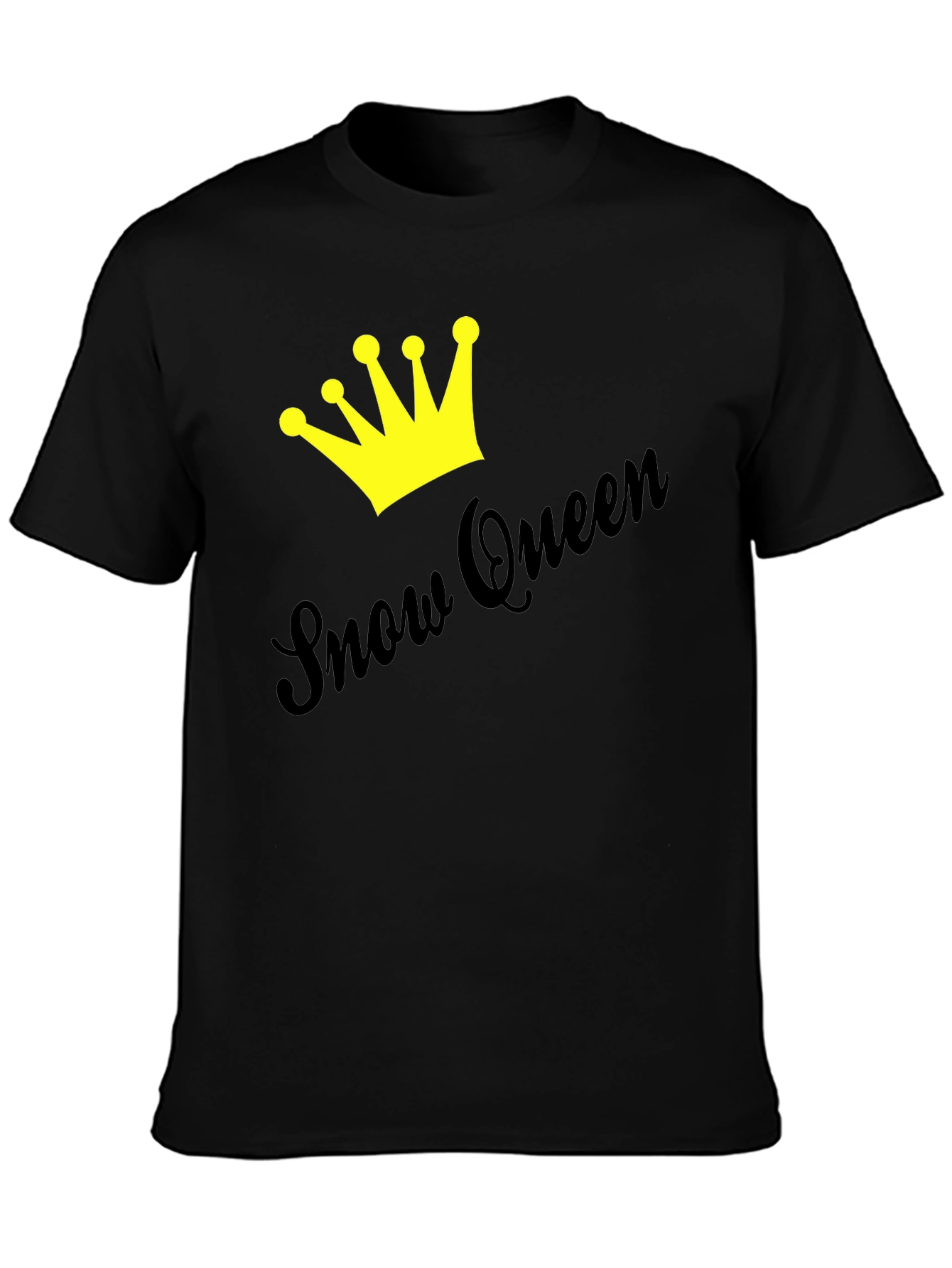 Snow Queen Crown Graphic Tee - Stylish Unisex T-Shirt