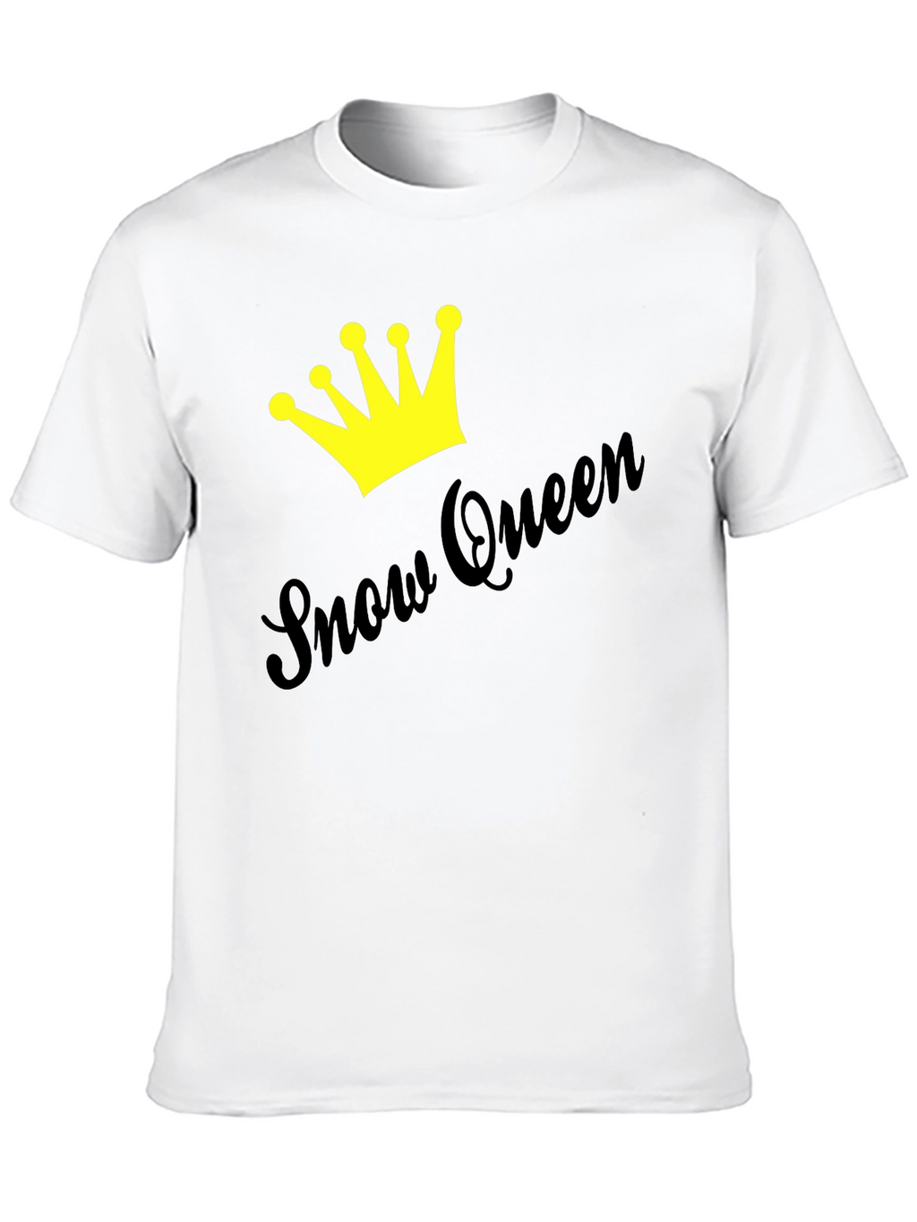Snow Queen Crown Graphic Tee - Stylish Unisex T-Shirt