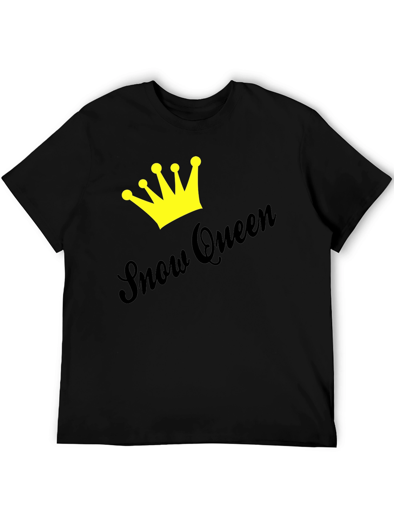 Snow Queen Crown Graphic Tee - Stylish Unisex T-Shirt
