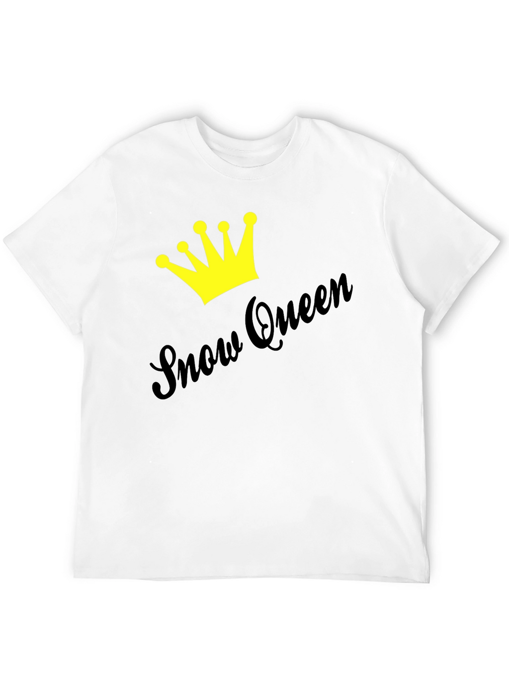 Snow Queen Crown Graphic Tee - Stylish Unisex T-Shirt