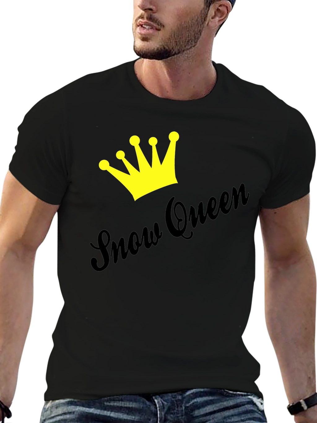Snow Queen Crown Graphic Tee - Stylish Unisex T-Shirt