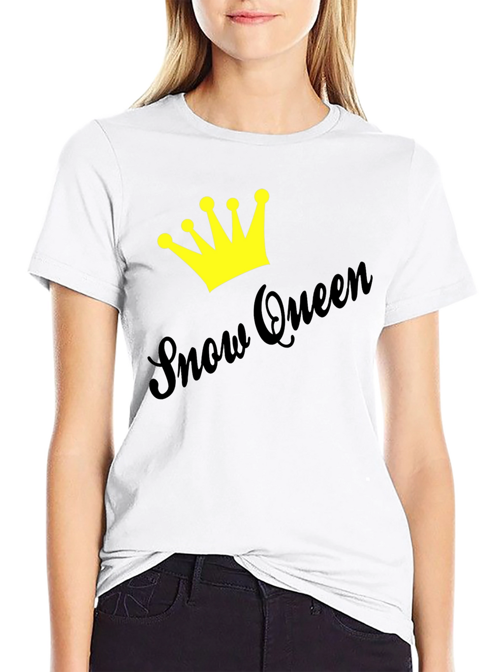 Snow Queen Crown Graphic Tee - Stylish Unisex T-Shirt