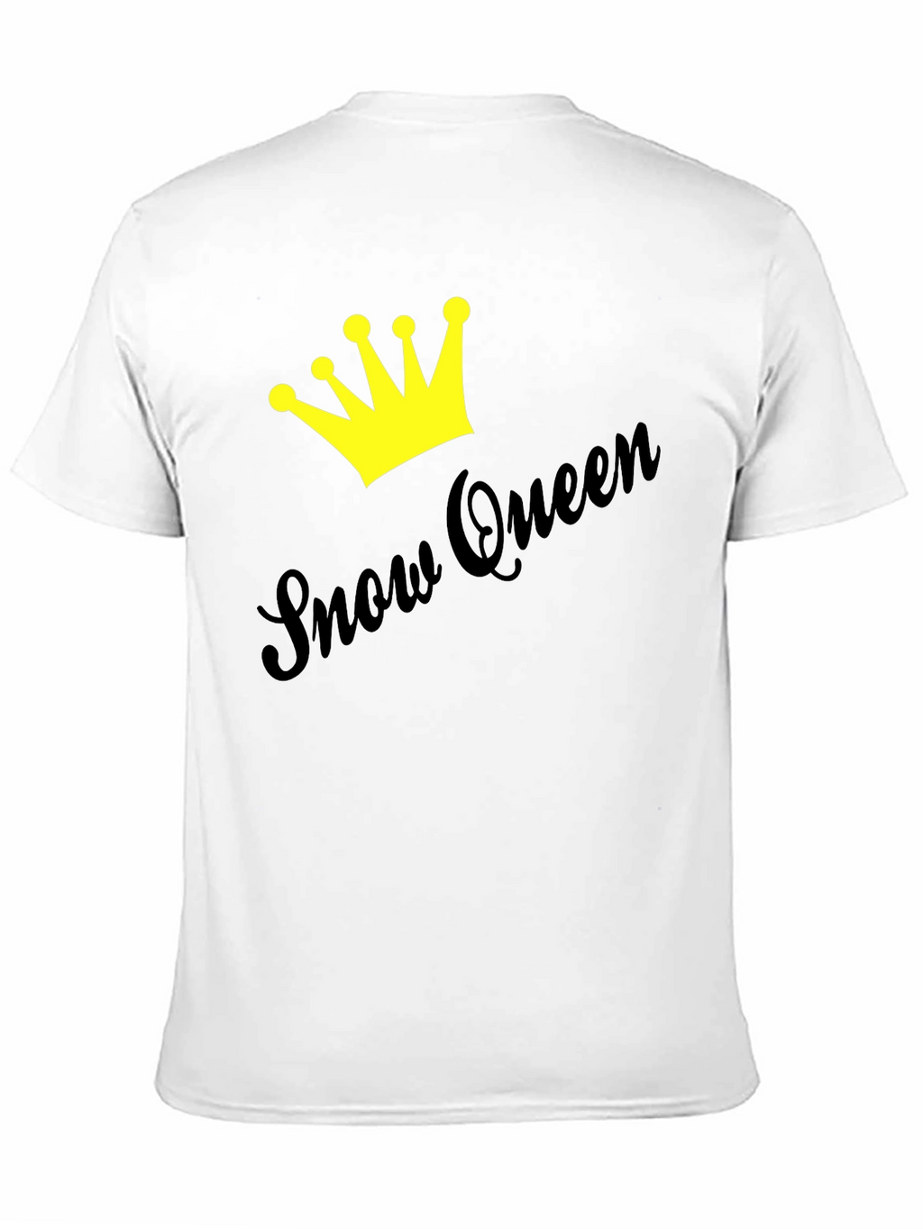 Snow Queen Crown Graphic Tee - Stylish Unisex T-Shirt