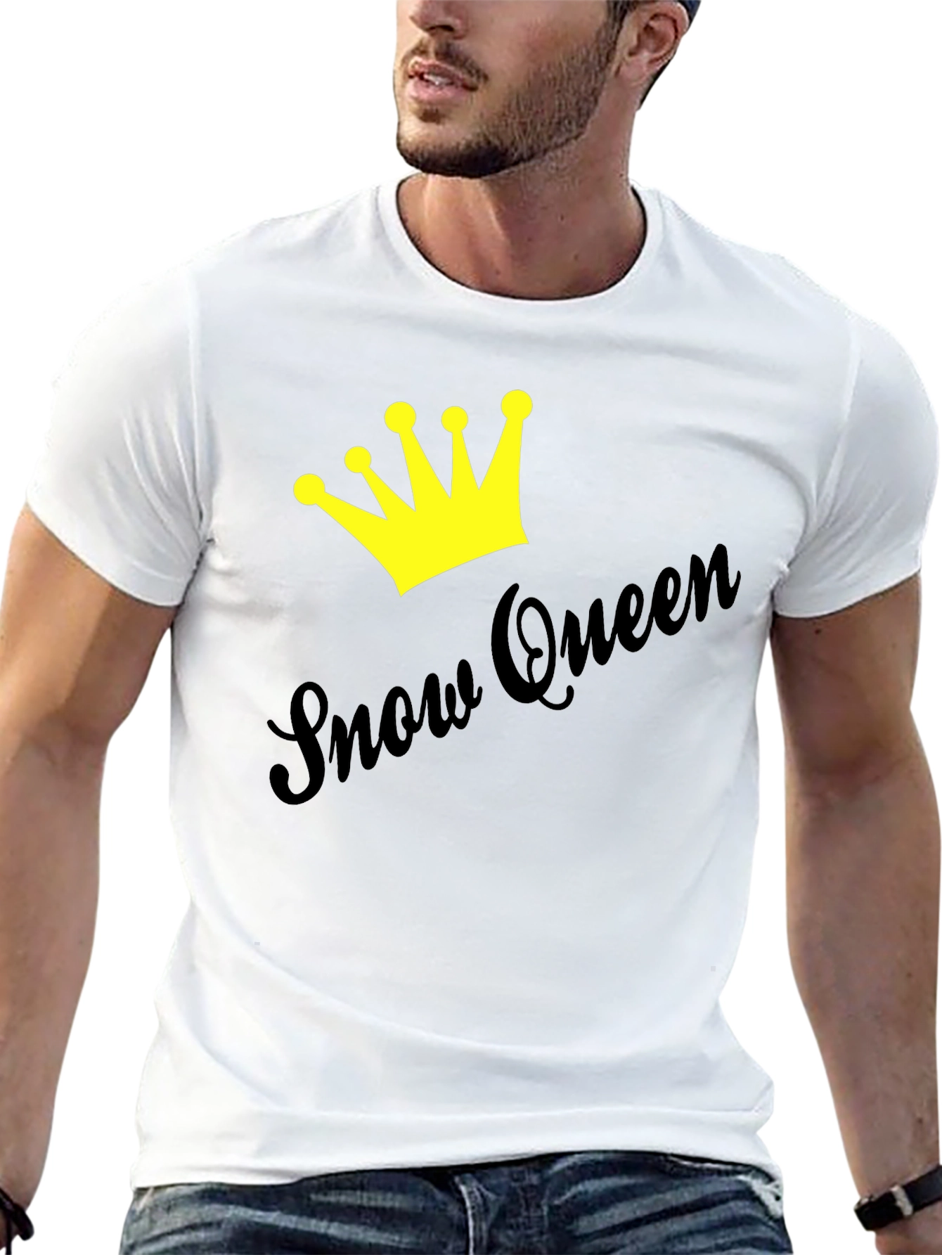 Snow Queen Crown Graphic Tee - Stylish Unisex T-Shirt