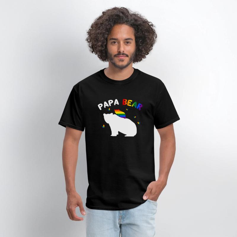 Rainbow LGBT Papa-Bear Gay Pride Equal Rights