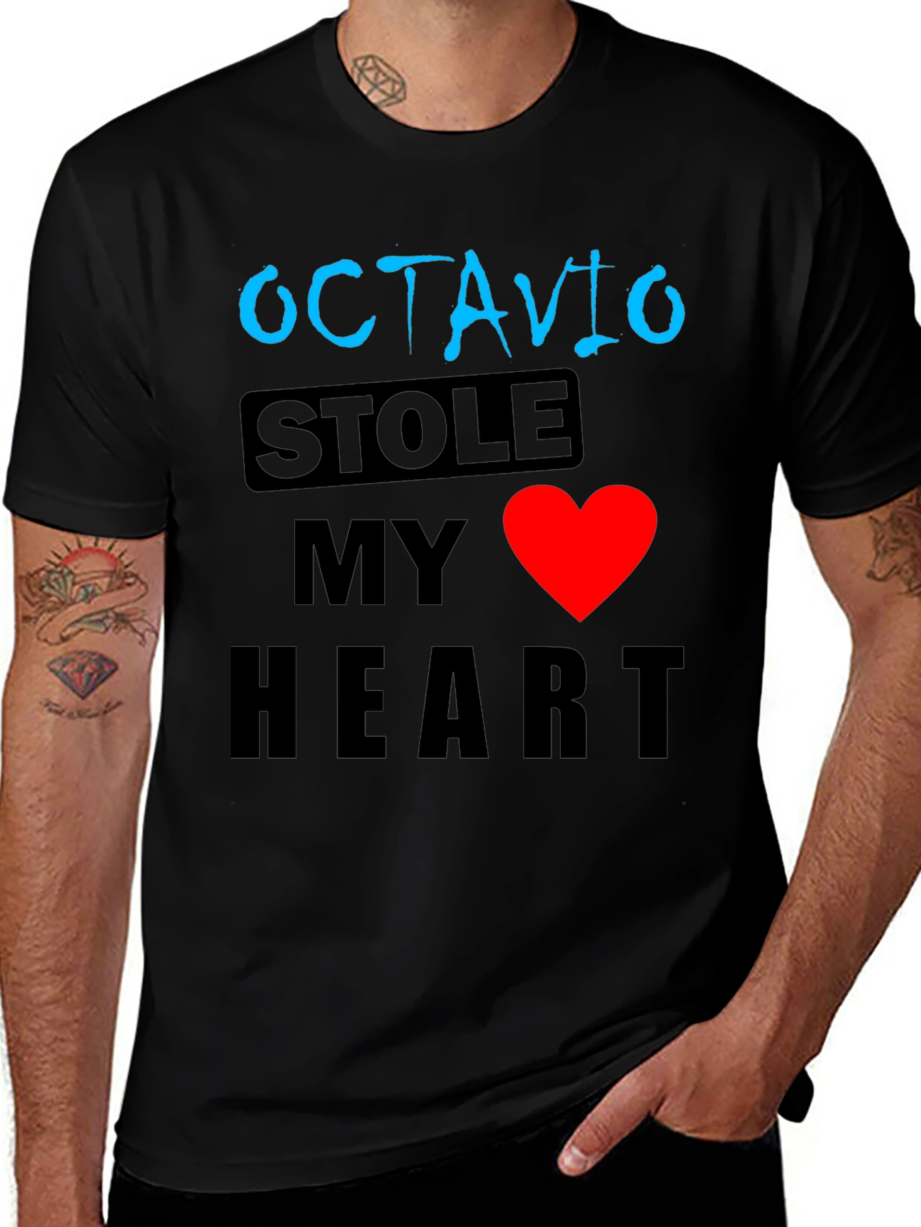 Octavio Stole My Heart Graphic T-Shirt