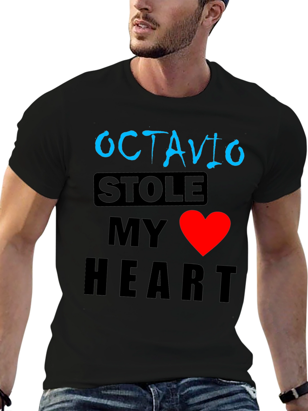 Octavio Stole My Heart Graphic T-Shirt