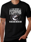 Funny Fishing T-Shirt - A Day Without Fishing