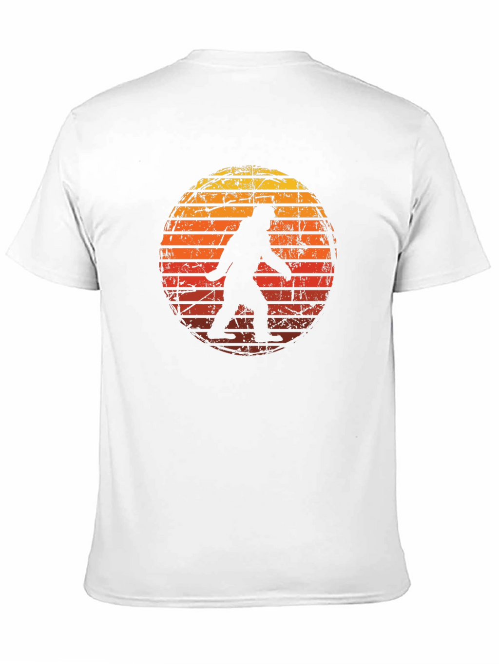 Bigfoot Sunset Graphic Tee - Black Cotton Shirt