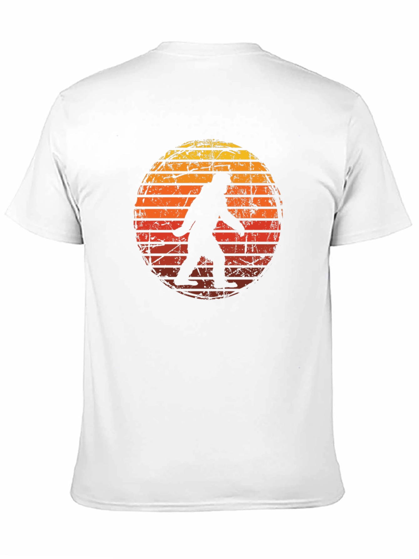 Bigfoot Sunset Graphic Tee - Black Cotton Shirt