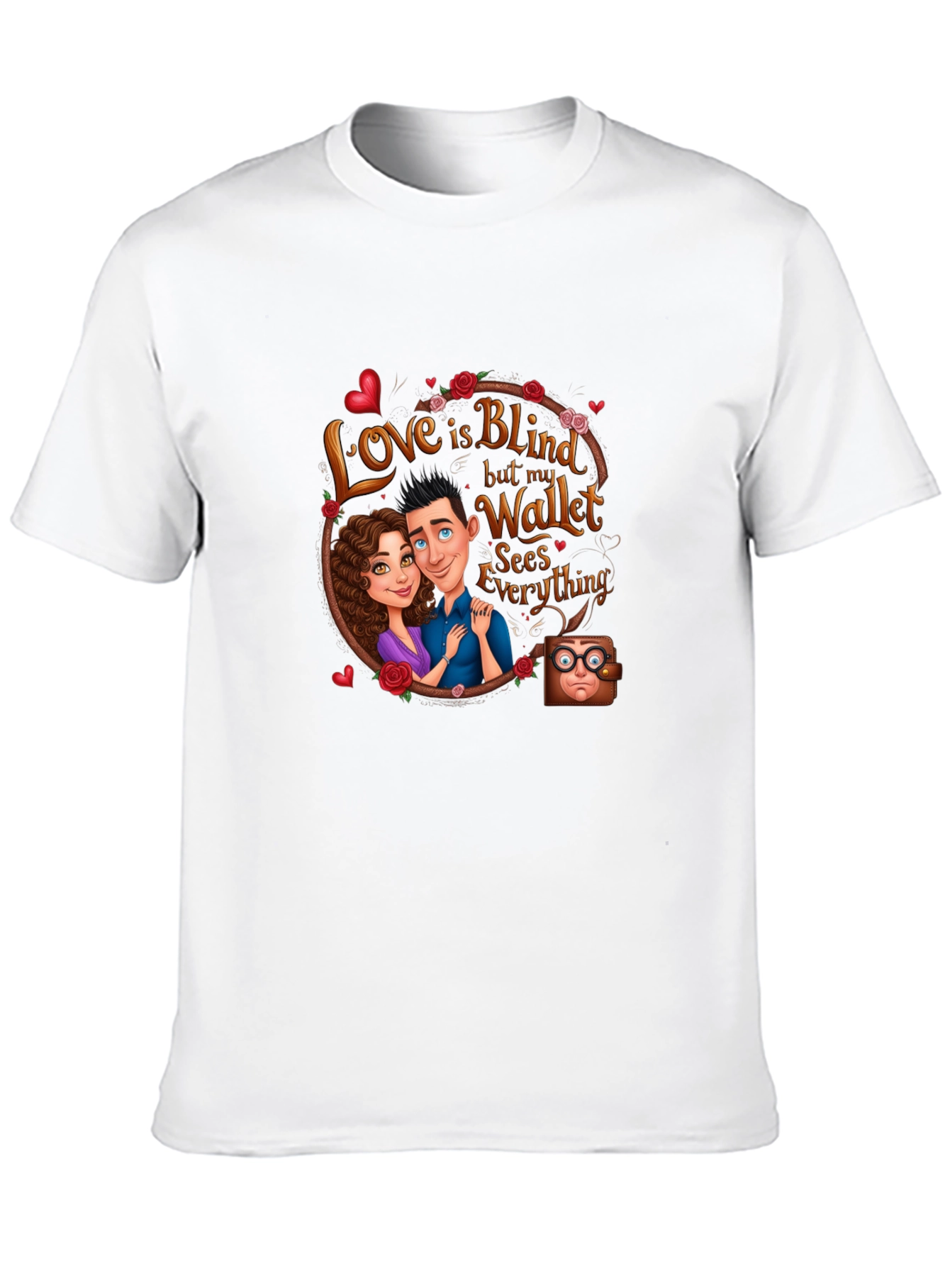 Love is Blind Wallet T-Shirt