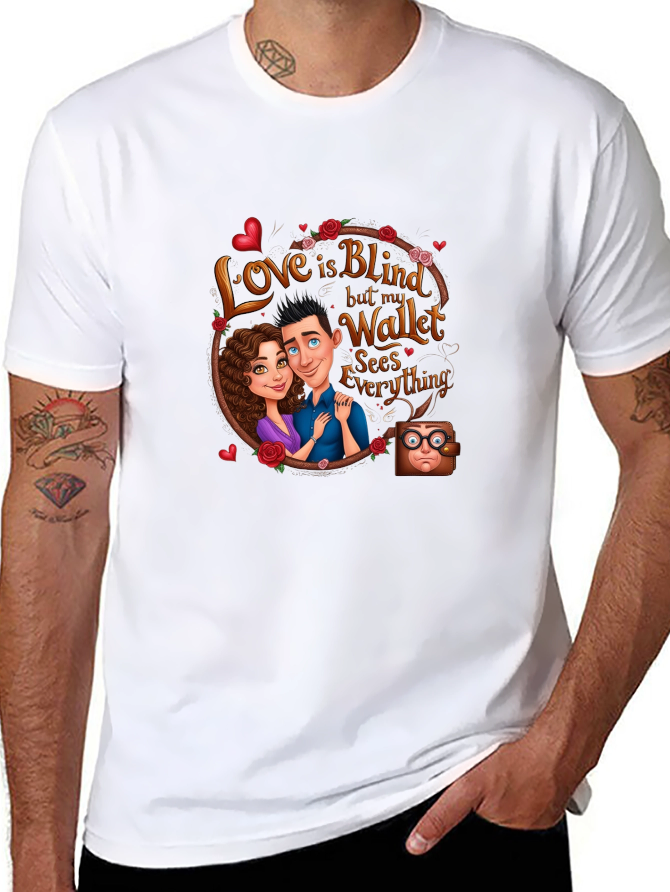 Love is Blind Wallet T-Shirt