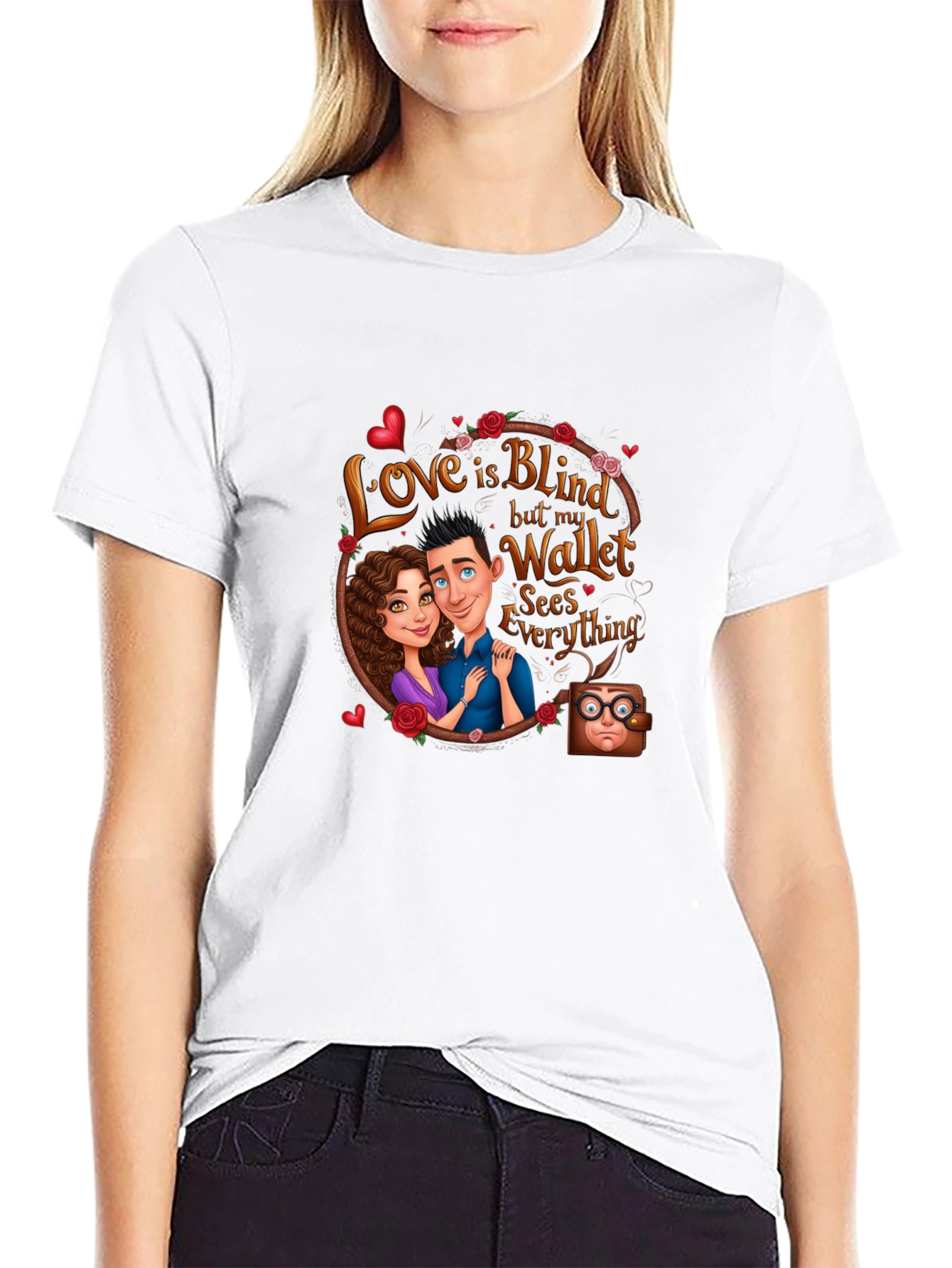 Love is Blind Wallet T-Shirt