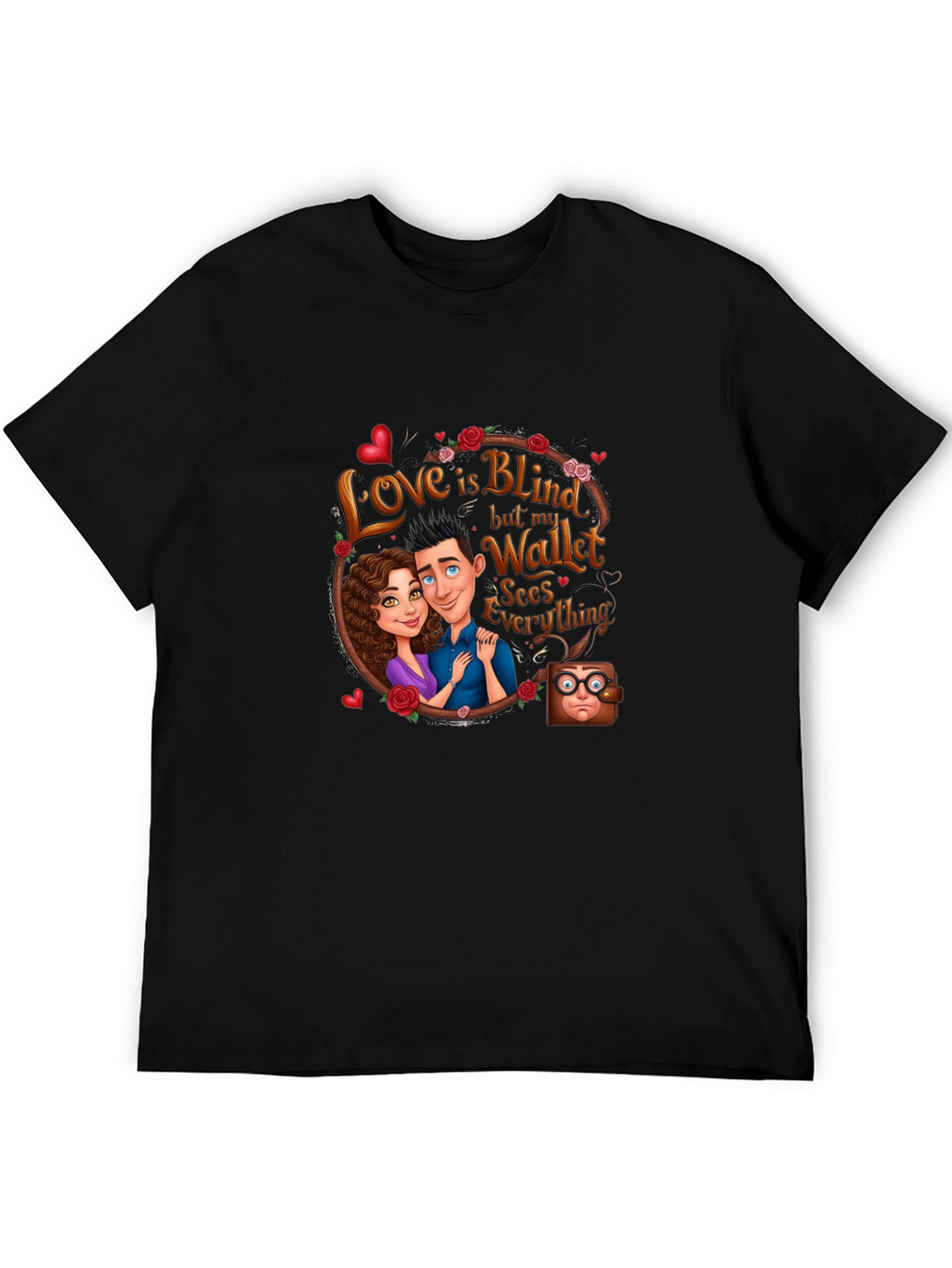 Love is Blind Wallet T-Shirt