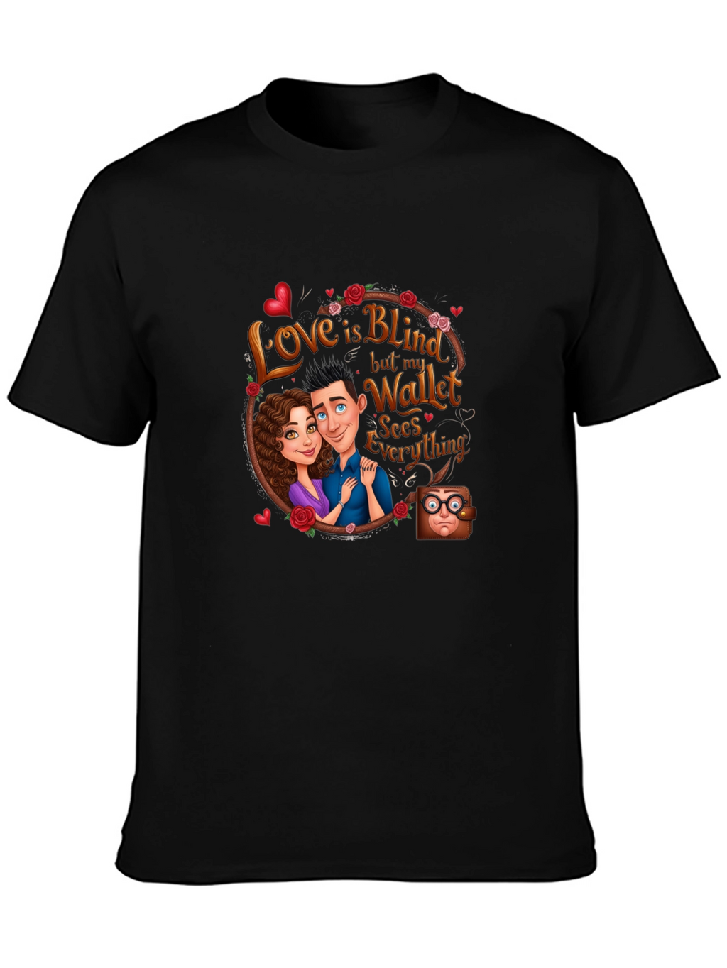 Love is Blind Wallet T-Shirt