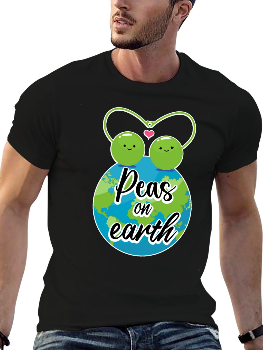 Peas on Earth Graphic T-Shirt