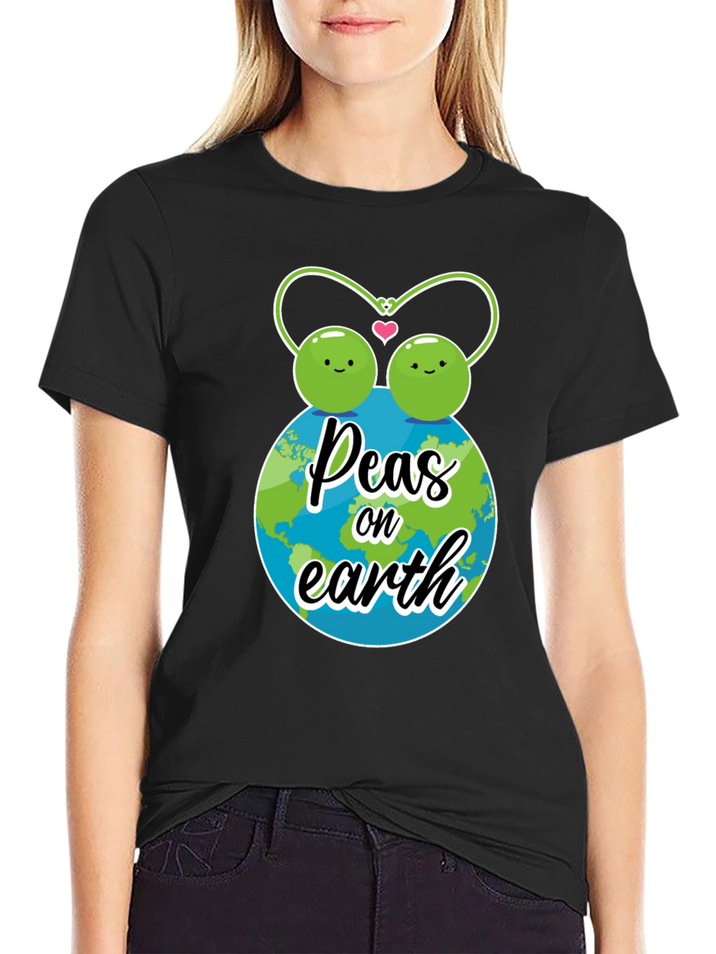 Peas on Earth Graphic T-Shirt
