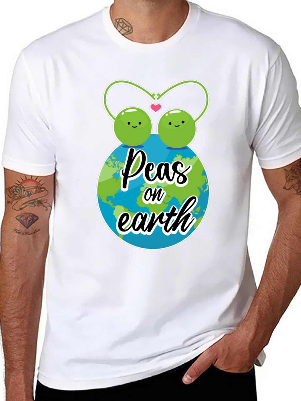 Peas on Earth Graphic T-Shirt