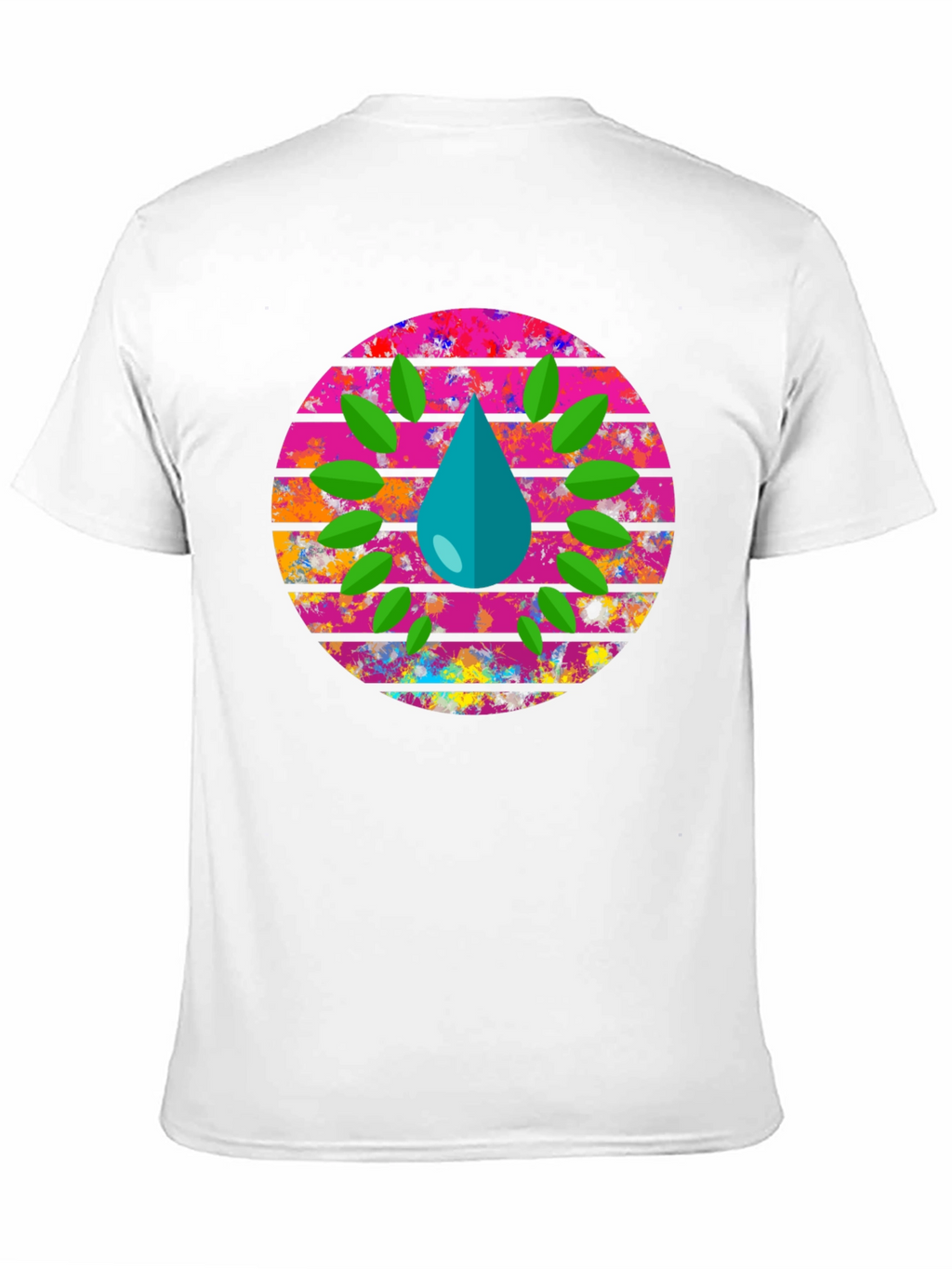 Eco Drop Black Graphic Tee