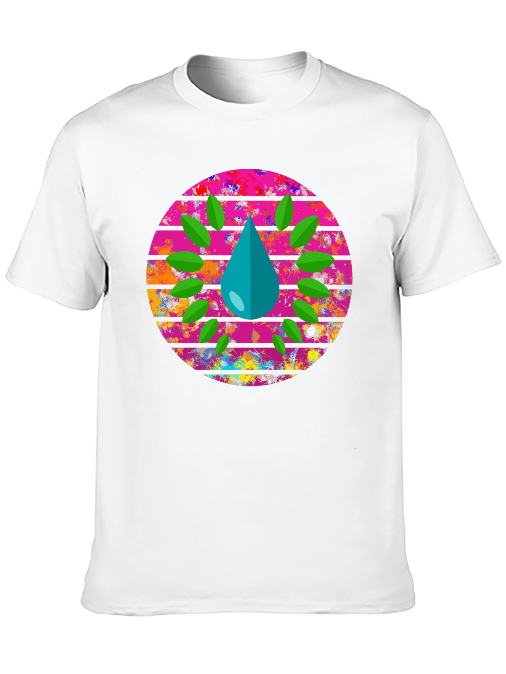 Eco Drop Black Graphic Tee