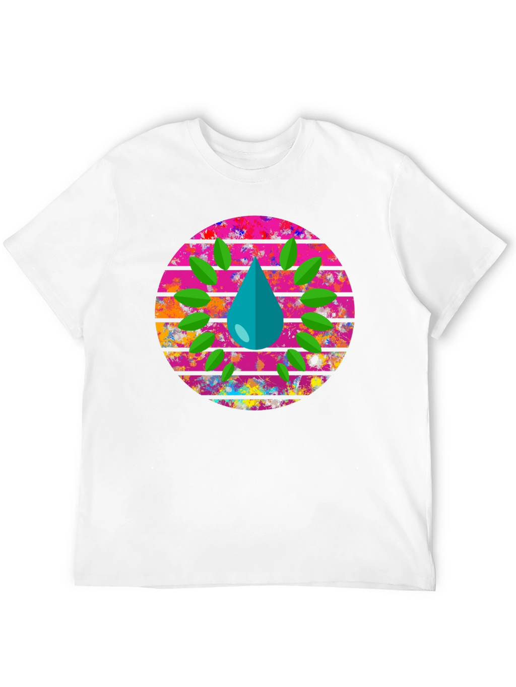 Eco Drop Black Graphic Tee