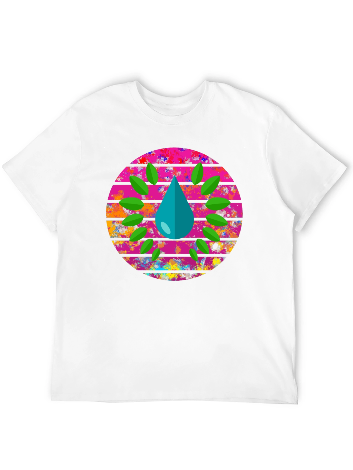 Eco Drop Black Graphic Tee