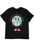 Earth is Dying Graphic T-Shirt - Black Cotton Tee