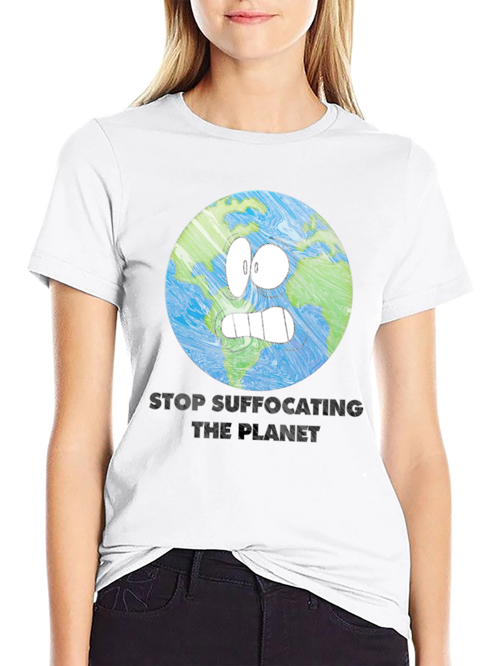 Stop Suffocating The Planet Graphic Tee