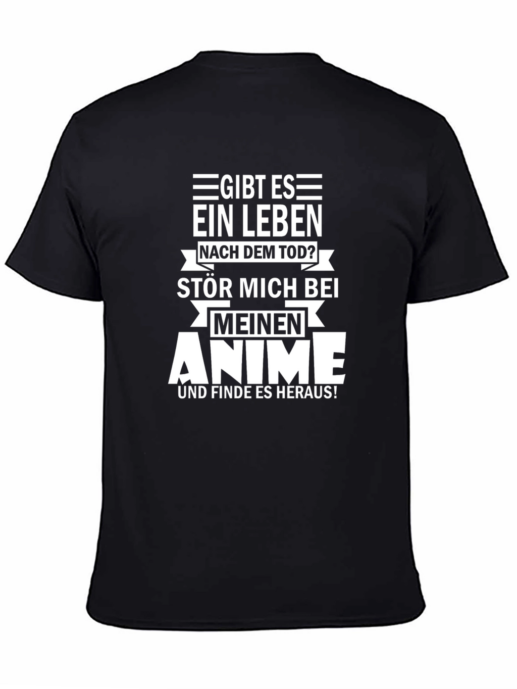 Anime Fan Black T-Shirt - Disturb Me!
