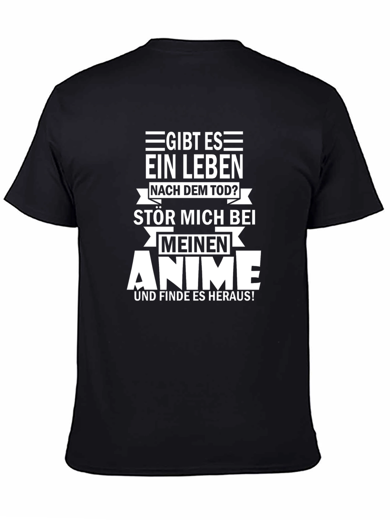 Anime Fan Black T-Shirt - Disturb Me!