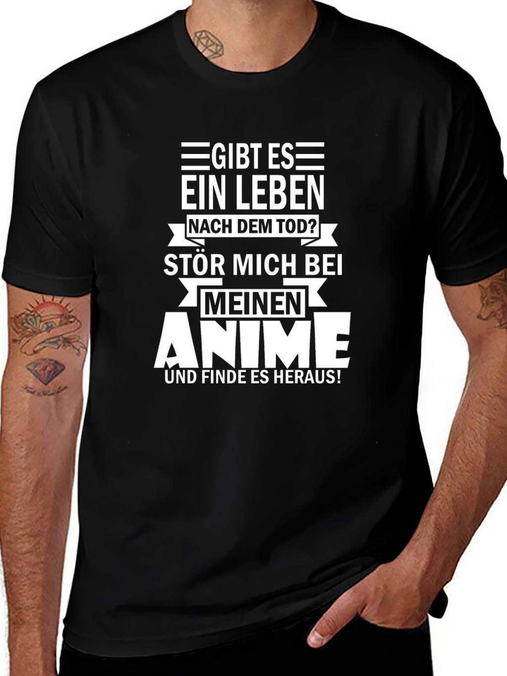 Anime Fan Black T-Shirt - Disturb Me!