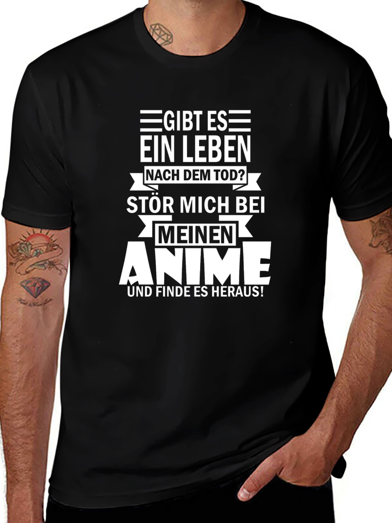 Anime Fan Black T-Shirt - Disturb Me!