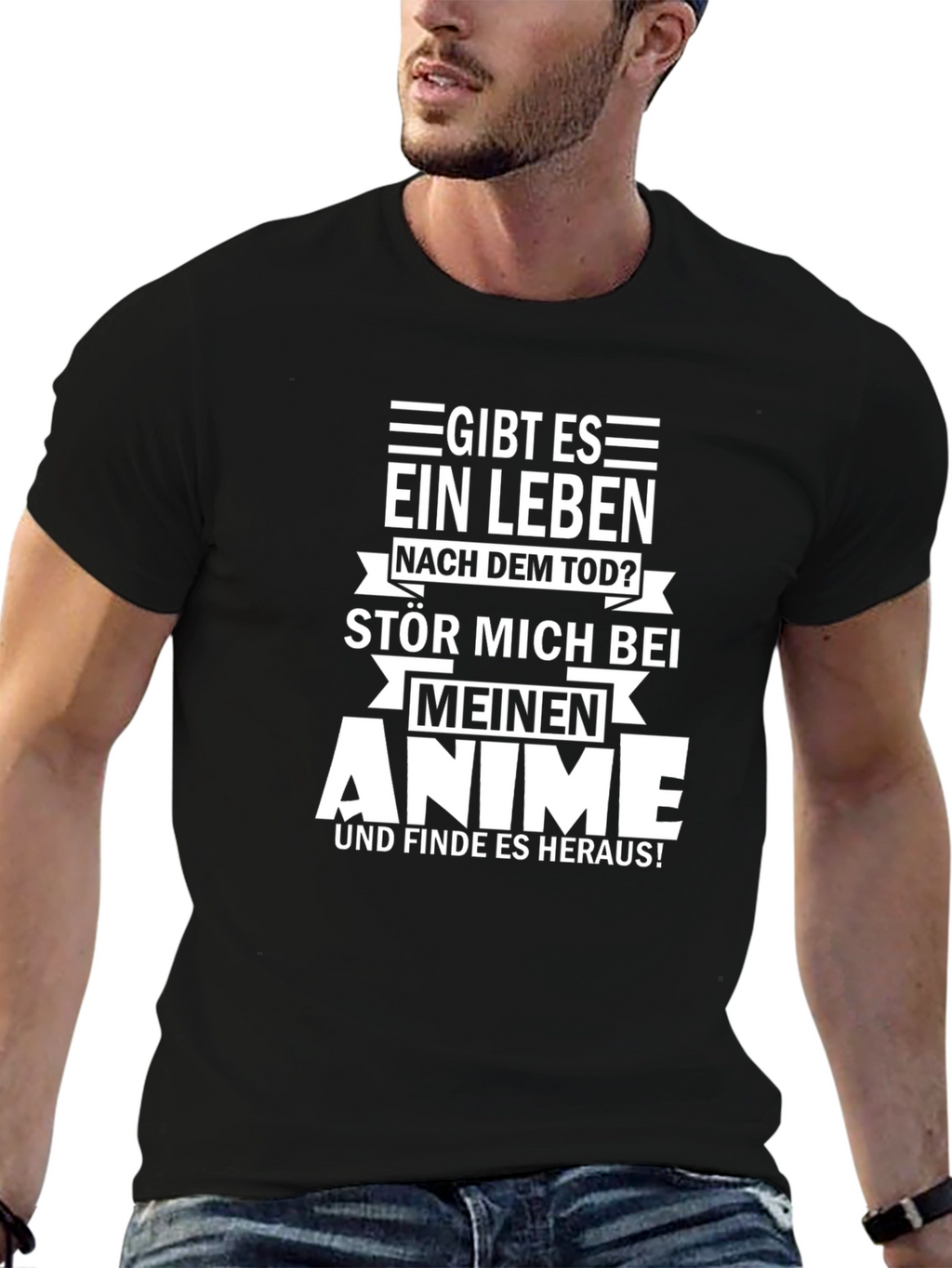 Anime Fan Black T-Shirt - Disturb Me!