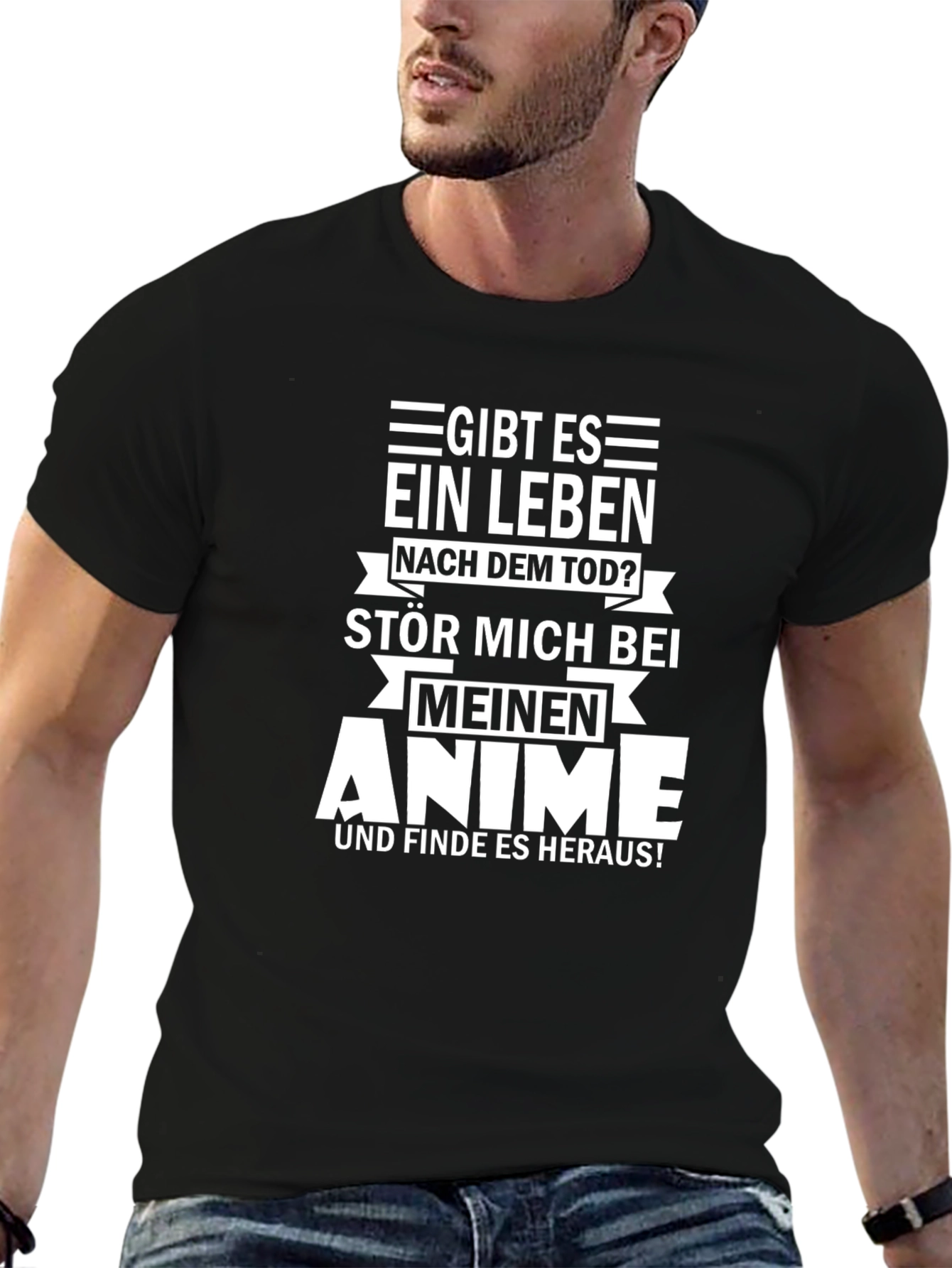 Anime Fan Black T-Shirt - Disturb Me!
