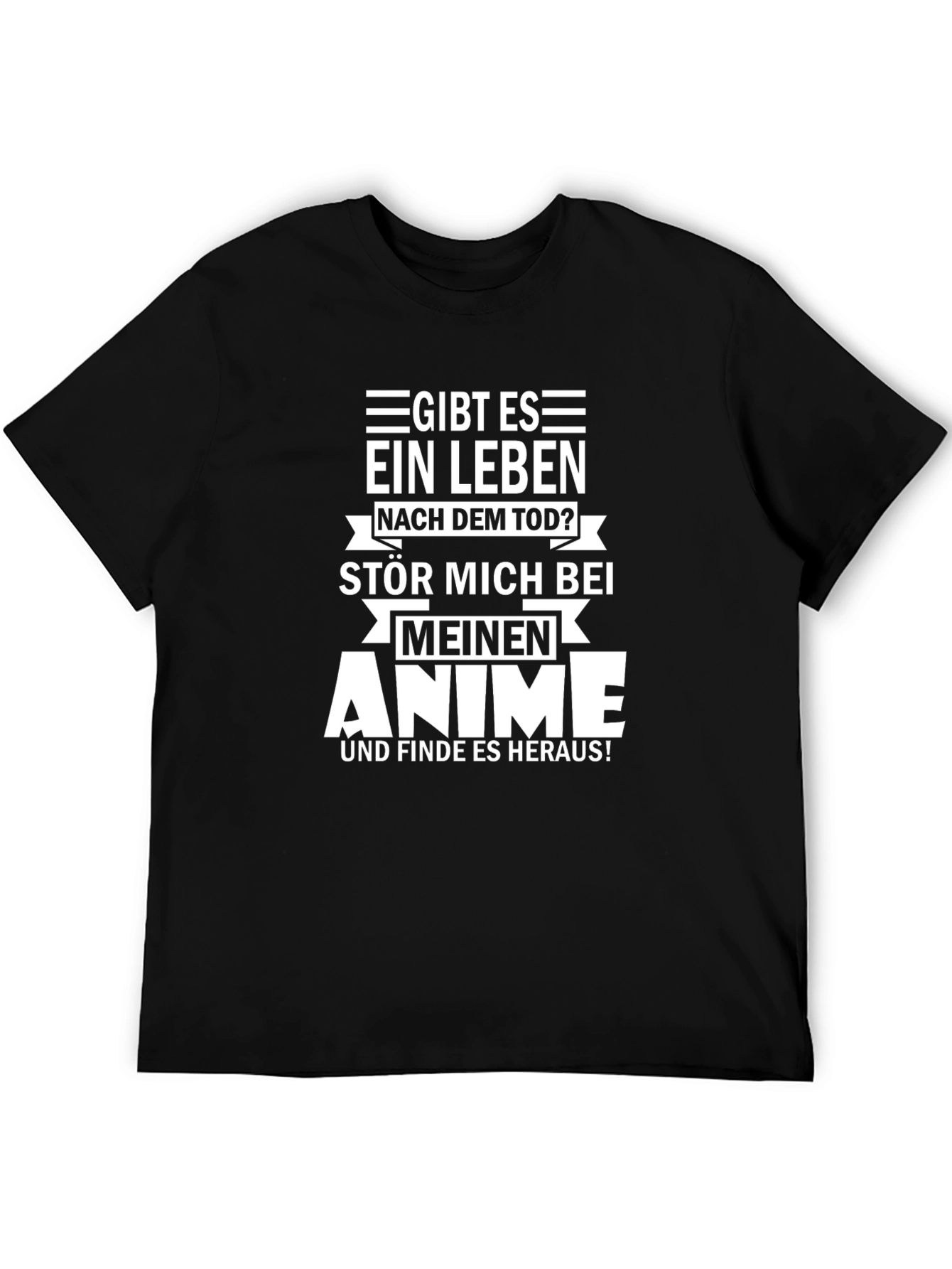 Anime Fan Black T-Shirt - Disturb Me!