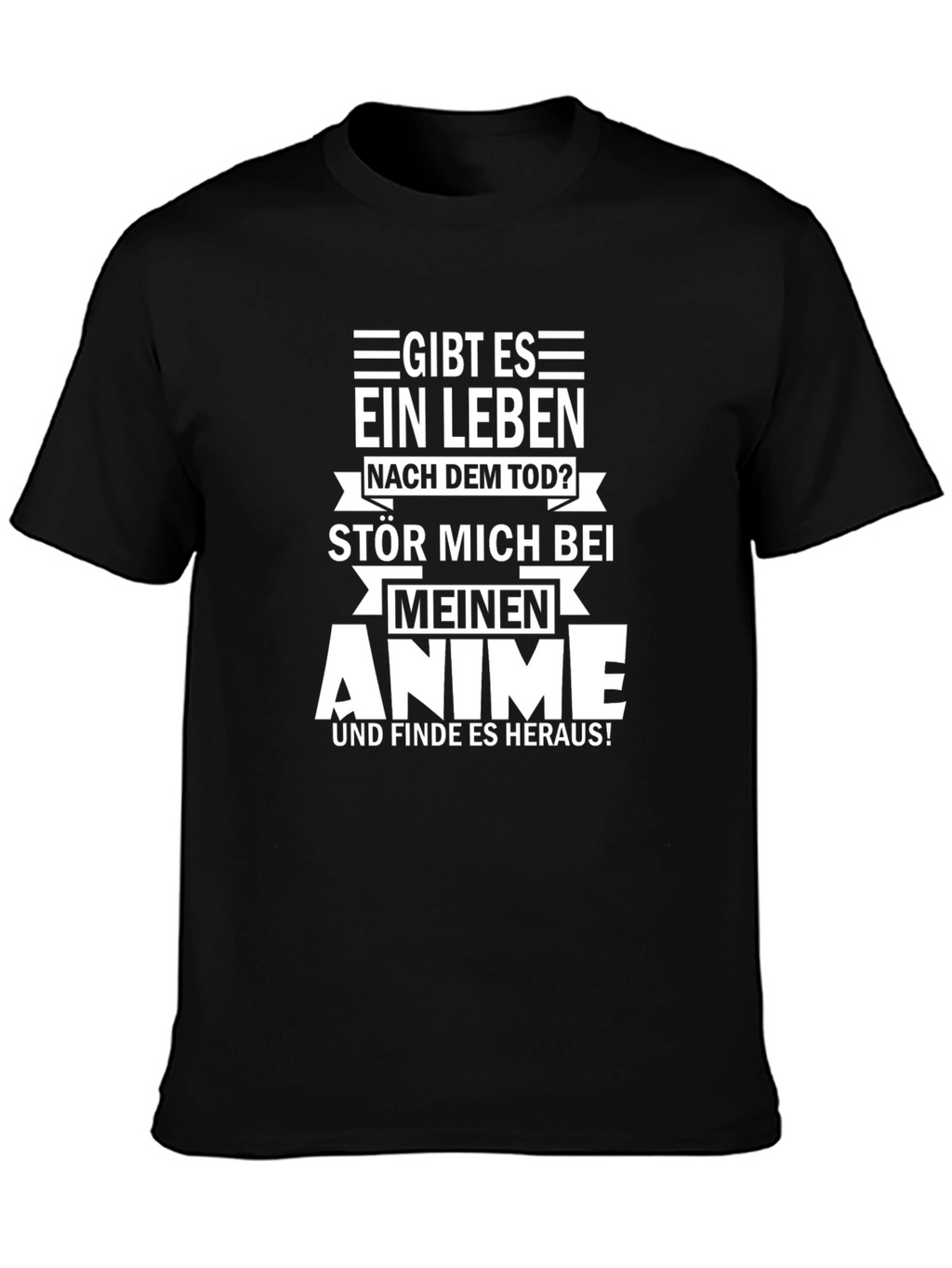 Anime Fan Black T-Shirt - Disturb Me!