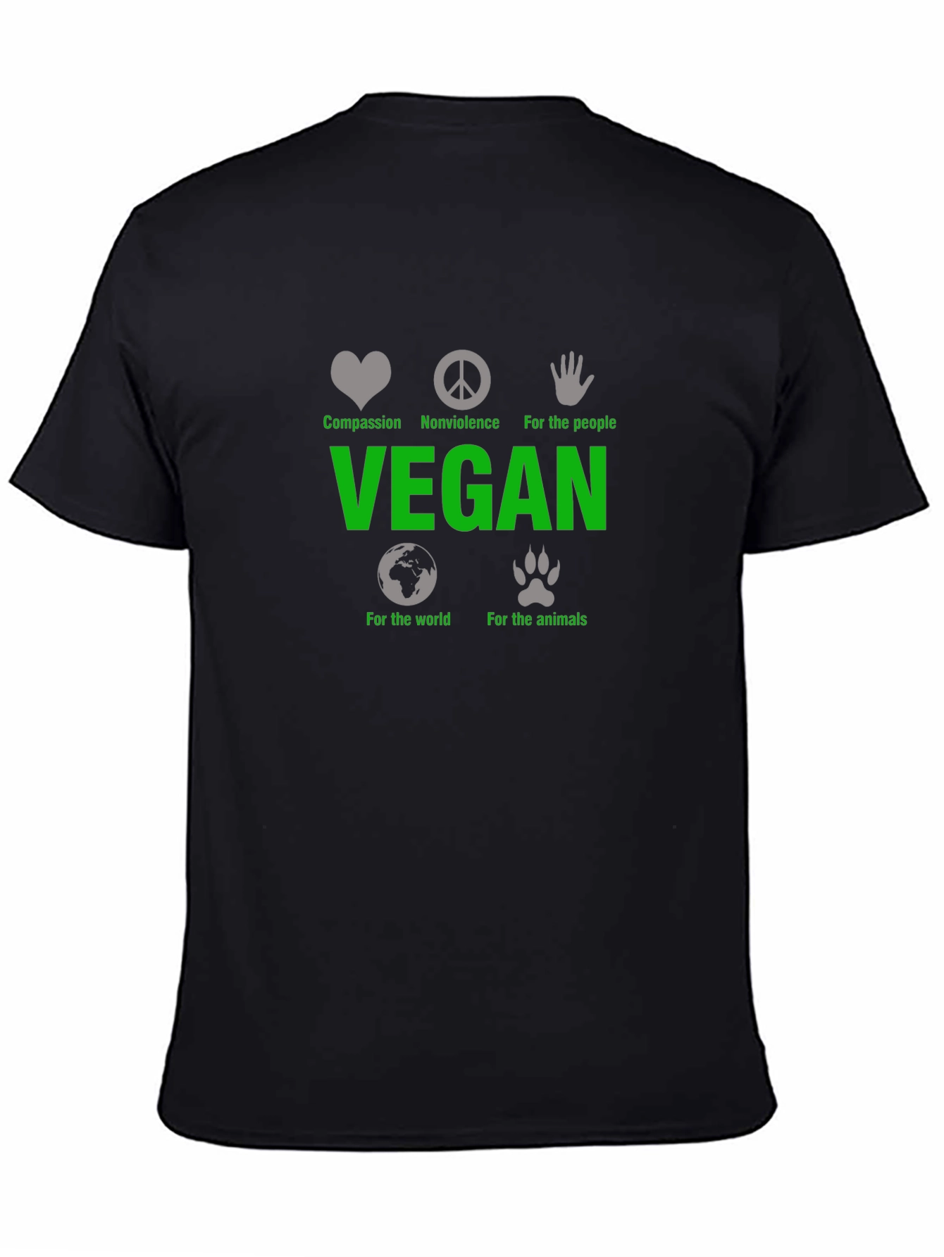Vegan Compassion T-Shirt - For People Animals World