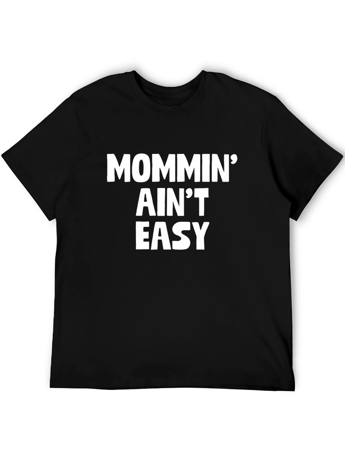 Mommin Aint Easy Graphic Tee - Black
