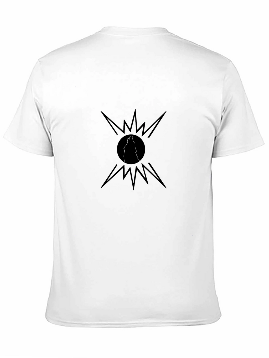 Black Wolf Howl T-Shirt - Graphic Tee